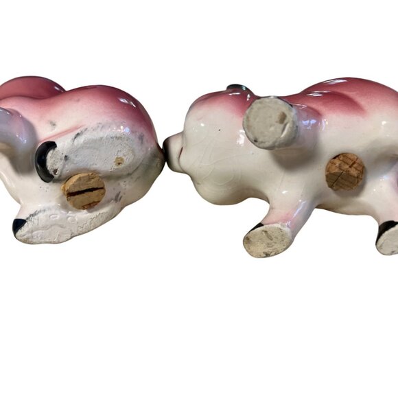 Pink Pig Salt and Pepper Shaker Vintage Set - Picture 8 of 12